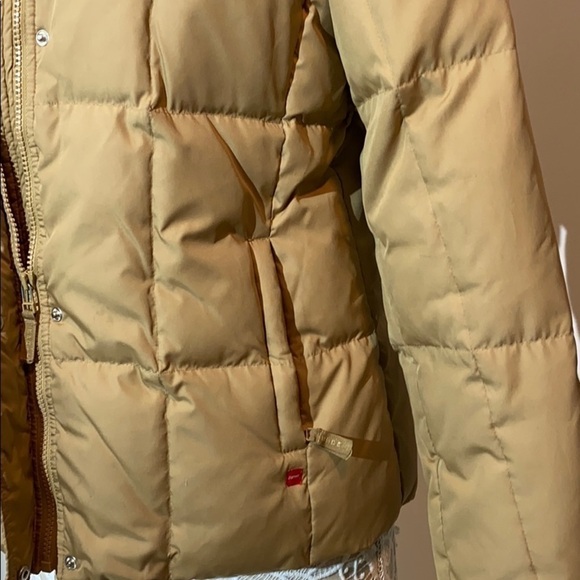 Esprit Puffer Brown coat jacket light tan M puffer - Picture 5 of 16